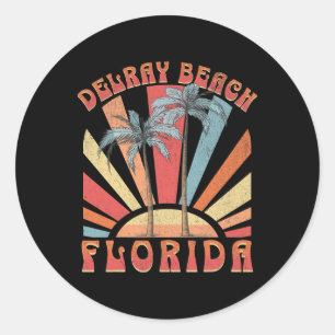 Delray Beach _2  Classic Round Sticker