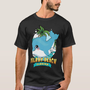 DELRAY BEACH FLORIDA Cute Baby Dolphin Souvenir T-Shirt