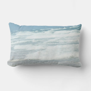 Delray Beach Surf Along the Shore Lumbar Pillow