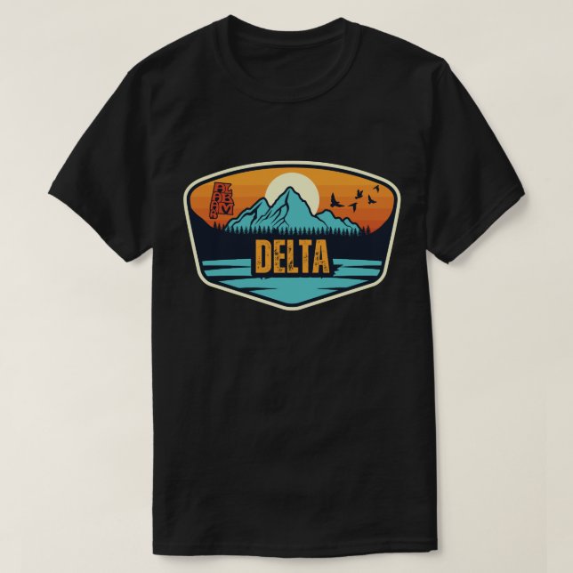 Delta, Alabama T-Shirt (Design Front)