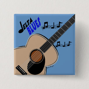 Delta Blues Button