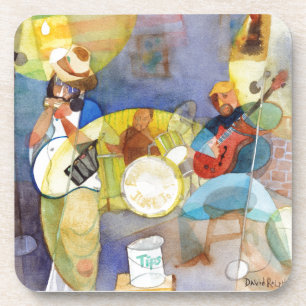 Delta Blues Music Design Coaster