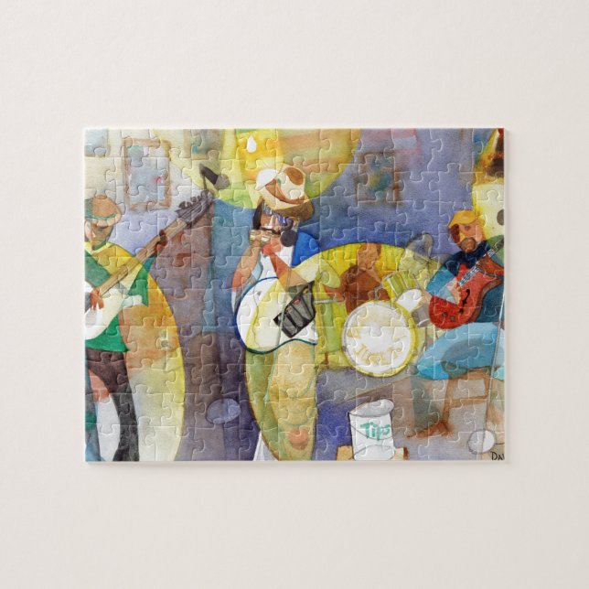 Delta Blues Music Design Jigsaw Puzzle (Horizontal)