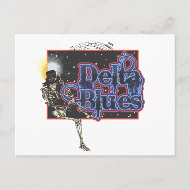 Delta Blues Postcard (Front)