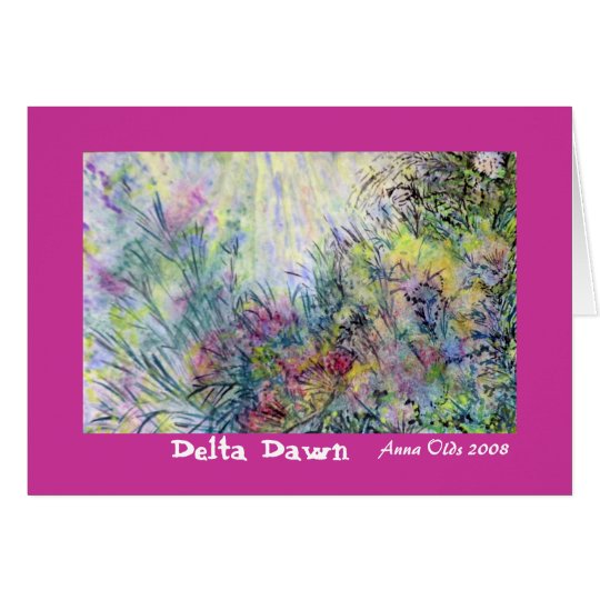 Delta Dawn Card