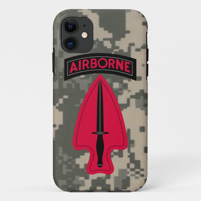 Delta Force - ARMY SPECIAL OPERATIONS COMMAND Case-Mate iPhone Case (Back)