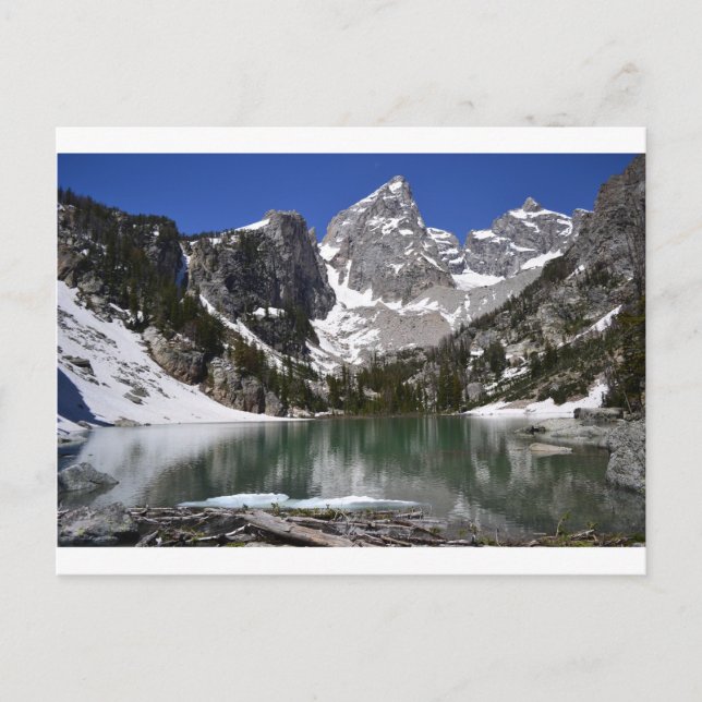 Delta Lake Grand Teton National Park Postcard (Front)