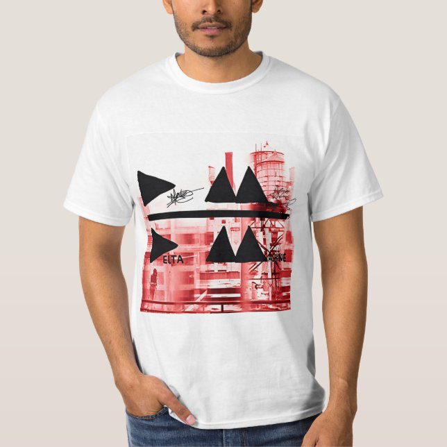 Delta Machine album triangle T-Shirt (Front)