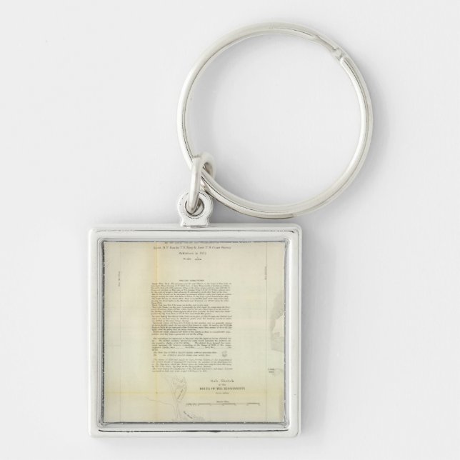 Delta of the Mississippi Keychain (Front)