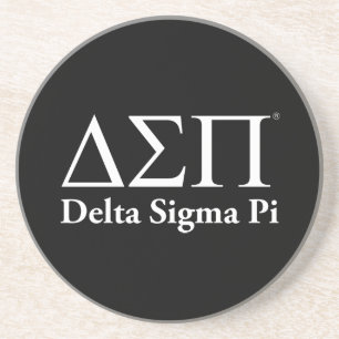 Delta Sigma Pi Classic Logo Coaster