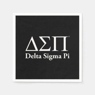 Delta Sigma Pi Classic Logo Napkin