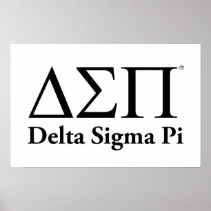Delta Sigma Pi Classic Logo Poster