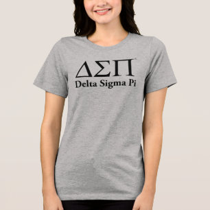 Delta Sigma Pi Classic Logo Tri-Blend Shirt