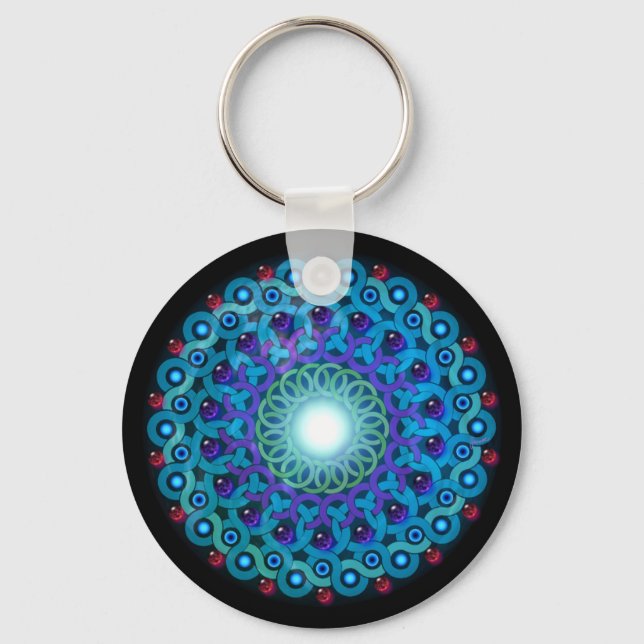 Delta Sol Keychain (Front)