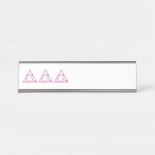 Delta Sorority Desk Name Plate