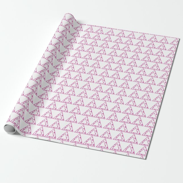 Delta Sorority Wrapping Paper (Unrolled)