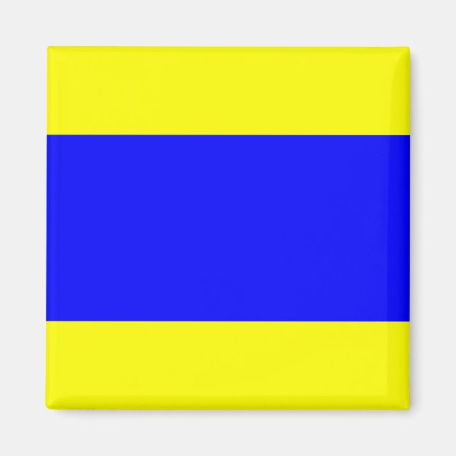 Delta Yellow Blue Magnet (Front)