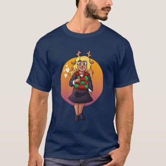 Deltarune Noelle Holiday so cute art friends T-Shirt