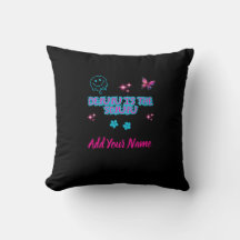 Delulu Throw Pillow