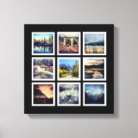 Deluxe 9 Photograph Grid Collage