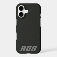 Deluxe Black Simulated Carbon Fibre iPhone X Case