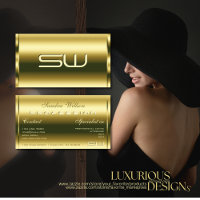 Deluxe Golden Shimmery Optics and Monogram Stylish