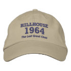 Deluxe Hillhouse '64 casquette avec texte brodé