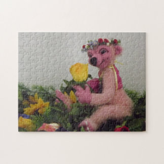 Deluxe pink troll from MyTopTeddy Jigsaw Puzzle