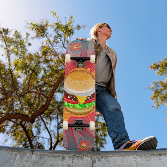 Deluxe Sizzle Burger Skateboard (Outdoor 1)