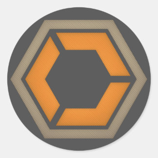 DEM 3" HEX LOGO STICKER