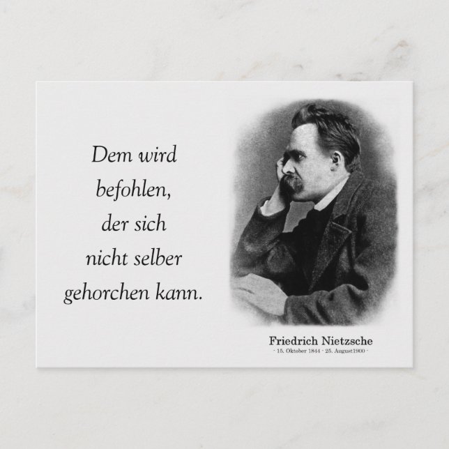 Dem wird befohlen postcard (Front)