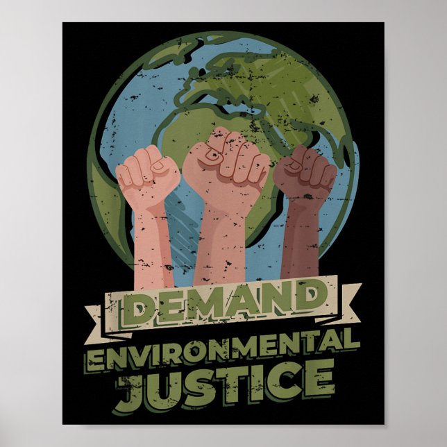 Demand Environmental Justice  Poster (Front)