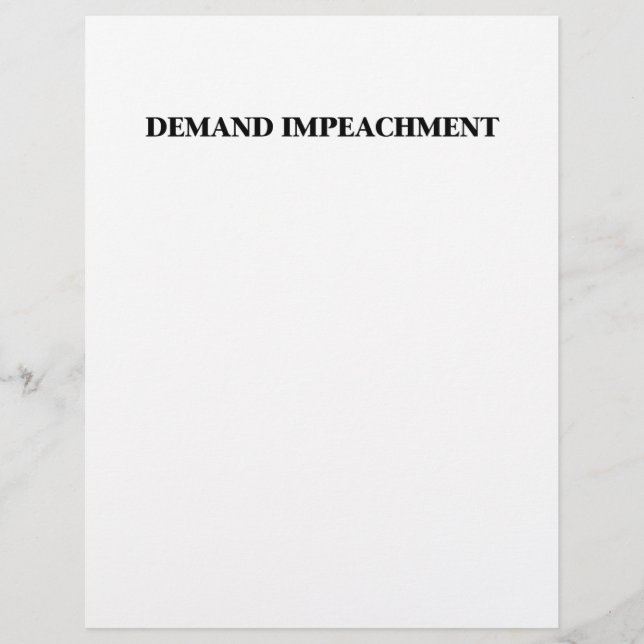 Demand Impeachment (Front)