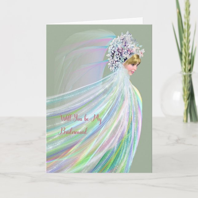 Demande de carte d'Imaginaire de la mariée (Devant)