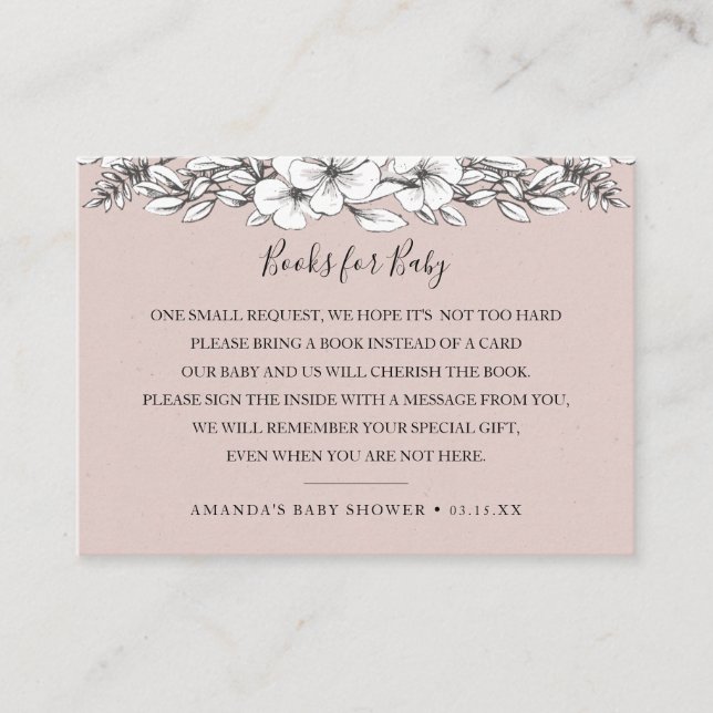 Demande de réservation Baby shower Invitation (Devant)