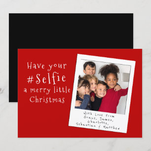 Demandez à votre selfie une joyeuse petite carte d