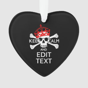 Demandez à votre texte de garder calme Crossbones