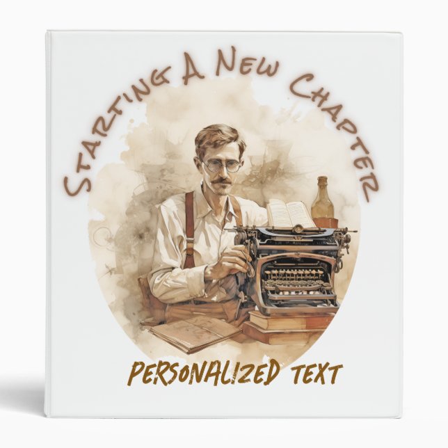 Démarrage d'un nouveau Classeur de chapitre (Devant)