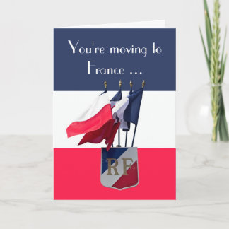 Déménager en France Carte Bonne chance