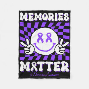 Dementia Awareness Memories Problem Heimerheimer Fleece Blanket