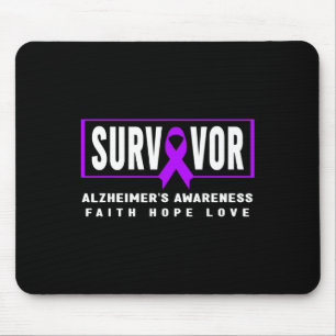 Dementia Awareness - Purple Heimerheimer’s Survivo Mouse Pad