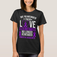 Dementia Awareness Remember Love Ribbon Alzheimers