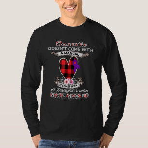 Dementia Awareness Warrior Support Purple Doesnt C T-Shirt