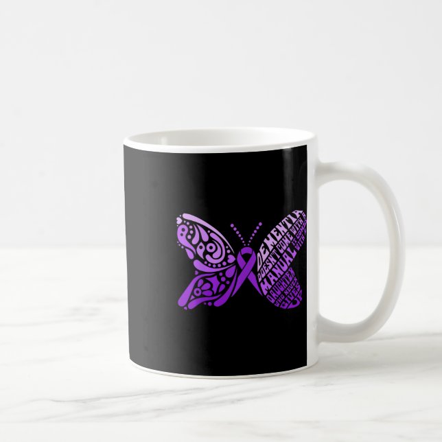 Dementia Doesnt Come With A Manual Heimers Awarene Coffee Mug (Right)