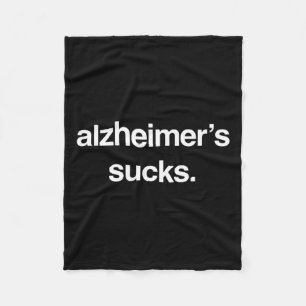 Dementia Heimer Disease Awareness  Fleece Blanket