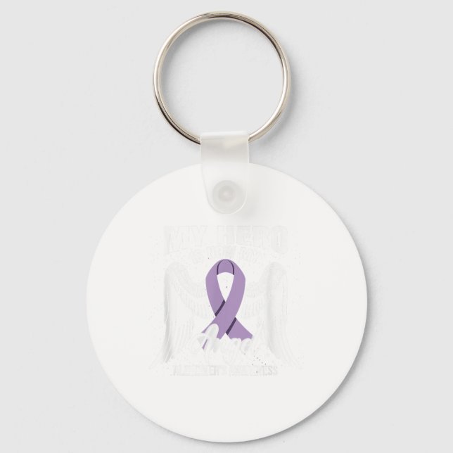 Dementia Heimers Awareness _1  Keychain (Front)