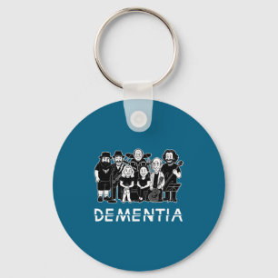 Dementia New Black _1 Keychain