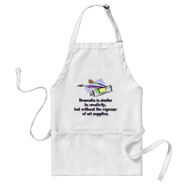 Dementia vs Creativity Apron (Front)