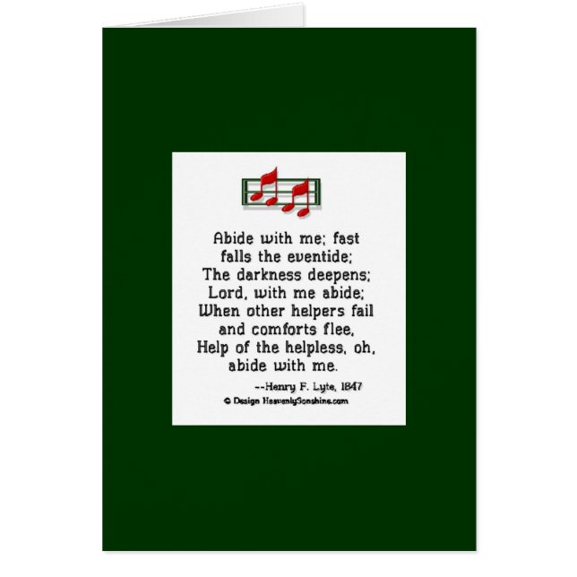 Demeurez avec moi (Devant)