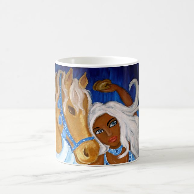 Demi d'enveloppe de bleus de ventre de tasse Arabe (Centre)